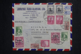 COLOMBIE - Lettre Commerciale Recommandée Par Avion > La France - 1952 - A 3067 - Colombie