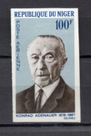 NIGER  PA  N° 74    NON DENTELE   NEUF SANS CHARNIERE  COTE ? €    ADENAUER - Niger (1960-...)