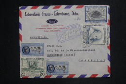 COLOMBIE - Lettre Commerciale Recommandée Par Avion > La France - 1956 - A 3070 - Kolumbien