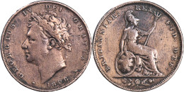 UK - 1826 -1 Farthing - GEORGE IV - 20-089 - B. 1 Farthing