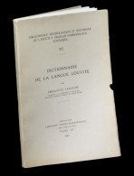 [TURQUIE TURKEY TURKIYE] LAROCHE (Emmanuel) - Dictionnaire De La Langue Louvite. - 1901-1940