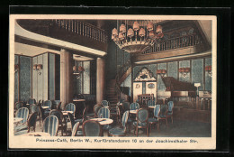 AK Berlin-Charlottenburg, Prinzess-Cafe, Kurfürstendamm 16 An Der Joachimsthaler Strasse, Innenansicht  - Charlottenburg