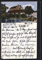 AK Radeberg, Schloss Radeberg Und Königliches Amtsgericht  - Radeberg