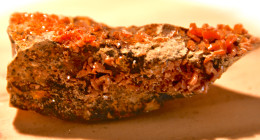 Vanadinite Mibladen Maroc - Minéraux