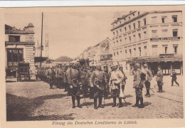 Einzug Des Deutschen Landsturms In Lüttich - Guerre 1914-18