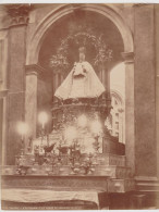 Photographie Ancienne ~1880 Espagne 28x21,5 Cm. Tolède. La Cathédrale. La Vierge De Sagrario - Tirage Albuminé L.L. - Anciennes (Av. 1900)