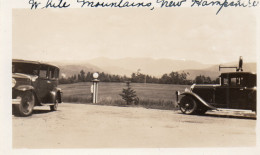 Photographie Vintage Photo Snapshot Automobile Voiture Car Auto New Hampshire - Automobile