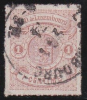 Luxembourg    .   Y&T     .    16       .    O    .       Oblitéré - 1859-1880 Wappen & Heraldik