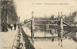 LILLE  La Passerelle De La Haute Deule Animée RV - Lille