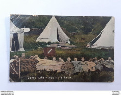 Military Camp Life - Having A Lark - Carte Pour Le Rédacteur Journal New-York Herald à Paris Le 7 Avril 1910 - Lot400 - Personaggi