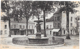 77 CROUY SUR OURCQ - Place Du Marché - Andere & Zonder Classificatie