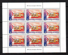 North Macedonia 1999 100 Years Of Telegraph In Macedonia Mi.No. 159 Mini Sheet MNH - Macedonia Del Nord