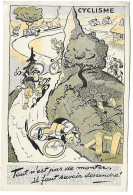 Ww2 - Guerre 39 - Propagande - Carte Illustrée Humoristique - Pellos - Cyclisme - Pellos