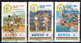 KENYA / / Oblitérés/Used / 1987 - 4éme Jeux Africains - Kenya (1963-...)