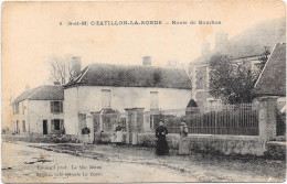 77 CHATILLON LA BORDE - Route De Bombon - Animée - Andere & Zonder Classificatie