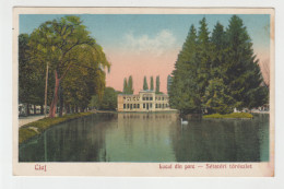 Romania - Cluj Kolozsvar Klausenburg Garden Park Lacul Din Parc Setateri Toreszlet Vatra Dornei 1929 - Rumania