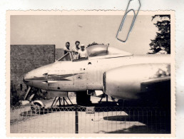 PHOTO AVIATION  AVION GLOSTER METEOR BELGE - Aviation