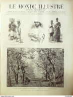 Le Monde Illustré 1898 N°2140 Brest (29) Congo Nyassa-Tanganyika Maassi Chikwouva Cuba Chine Kong - 1850 - 1899