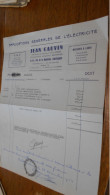 CHATEAUDUN   JEAN GAUVIN APPLICATIONS GENERALRS DE L ELECTRICITE - 1900 – 1949