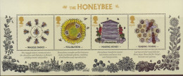 Great Britain 2015 Bees No Barcode MS - Blocks & Kleinbögen