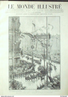 Le Monde Illustré 1890 N°1726 Ajaccio (20) Marseille (13) Cannebière Toulon (83) Algérie Tanger - 1850 - 1899