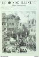 Le Monde Illustré 1876 N°1003 Suisse Morat Turquie Galata Constantinople Mourad V Russie St Petersbourg Kijew - 1850 - 1899