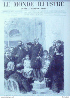 Le Monde Illustré 1880 N°1205 Panama, Rio-Chagres Italie Mont-Cassin Honorius Fidji Cannibales Meke-Wese - 1850 - 1899
