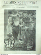 Le Monde Illustré 1891 N°1770 Japon Koïdzumi-Riutaï Groenland Algérie Biskra Wellington Barracks - 1850 - 1899