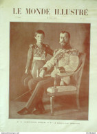 Le Monde Illustré 1914 N°2977 Russie Gatchina Tsarkoé-Selo Peterhof St-Pétersbourg Nicolas II Princesse Kleinmichel - 1850 - 1899