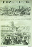 Le Monde Illustré 1857 N°  3 Argentine Indiens Pampas Buenos-Aires Manchester - 1850 - 1899