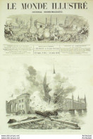 Le Monde Illustré 1870 N°694 Cherbourg (50) Marseille (13) Forbach St-Alvold Merlebach (57) Jougnes - 1850 - 1899