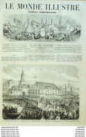 Le Monde Illustré 1861 N°237 Koenigsberg (67) Compiegne (60) St Ouen L'île (93) Cochinchine Saïgon - 1850 - 1899