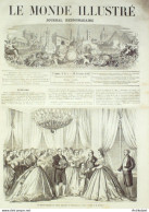 Le Monde Illustré 1863 N°345 Compiègne (60) Pologne Borisow Espagne Alcala St-Germain En Laye (78) - 1850 - 1899