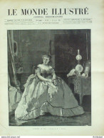 Le Monde Illustré 1894 N°1935 Niger Touaregs Razzia Fontainebleau (77) - 1850 - 1899