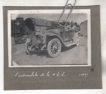 PHOTO VOITURE AUTO  ANCIENNE MILITAIRE WW1  A IDENTIFIER - Automobile