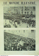 Le Monde Illustré 1897 N°2095 Dreux (28) Palerme Aumale Ethiopie Ras Makonnen Harrar - 1850 - 1899