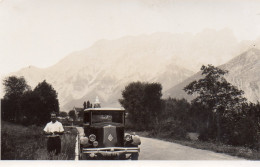 Photographie Vintage Photo Snapshot Automobile Voiture Car Auto Renault - Automobile