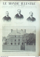 Le Monde Illustré 1899 N°2204 Dreyfus Voiturettes Dion-Bouton Bollée Decauville Phoebus - 1850 - 1899