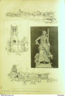 Le Monde Illustré 1884 N°1421 Bruxelles St-Omer (62) Juilly (77) Genève Tonkin Hong-Hoa - 1850 - 1899