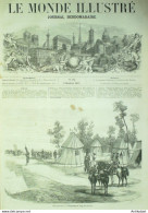 Le Monde Illustré 1857 N° 25 Strasbourg (67) Pérou Lima Inde Agra Nou-Mahal Pondichéry - 1850 - 1899