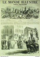 Le Monde Illustré 1857 N° 20 Bordeaux (33) Biarritz (64) Rouen Dieppe (76) Enghien (95) - 1850 - 1899