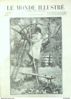 Le Monde Illustré 1892 N°1839 Dahomey Cotonou Roi Behanzin Hongrie Budapest Blaye (33) Petrolea. - 1850 - 1899