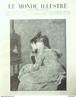 Le Monde Illustré 1892 N°1845 Russie Saratow Choléra Trouville (14) Seychelles îles Aldabra Tunis - 1850 - 1899