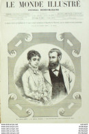 Le Monde Illustré 1881 N°1282 St Denis (93) Suède Stockholm électricite Thalès Milet Humpry Davy Arago - 1850 - 1899