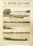 Le Monde Illustré 1894 N°1922 Madagascar Hovas Sakalaves Maroc Lab-el-Badoud Sarah Bernhardt  Bordeaux (33) - 1850 - 1899