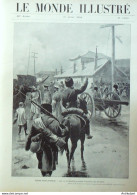 Le Monde Illustré 1904 N°2468 Chine New-Chang Wafangou Wiju Yalou Italie Sienne Calais (62) - 1850 - 1899