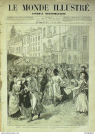 Le Monde Illustré 1882 N°1334 Lille (59) Watteau Etretat (76) Metz (57) Moscou - 1850 - 1899