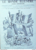Le Monde Illustré 1880 N°1216 Drapeaux Français Armé Française La Bastille - 1850 - 1899