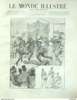 Le Monde Illustré 1891 N°1769 Inde Radjah De Mysore Chili Santiago Edmond De Goncourt - 1850 - 1899