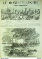 Le Monde Illustré 1858 N° 66 Havre Gillchrest (76) Romorantin (41) Bourges (18) - 1850 - 1899